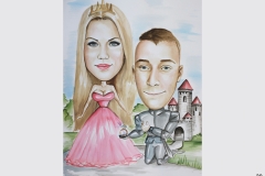 karykatura dla księżniczki