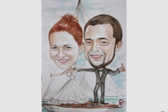 karykatura dla żeglarza