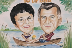 karykatura na rocznicę