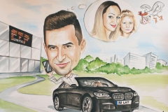 karykatura dla męża