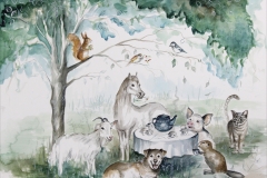 ilustracja- zwierzęta