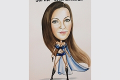 karykatura super świadkowej