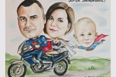 karykatura dla świadków