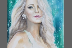 portret pięknej kobiety