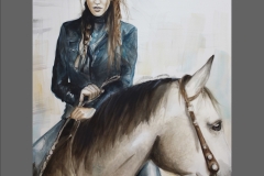 portret na koniu