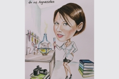karykatura chemiczki
